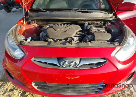 2012 Hyundai Accent Gs z USA, uszkodzony, nr VIN KMHCT5AE2CU021453